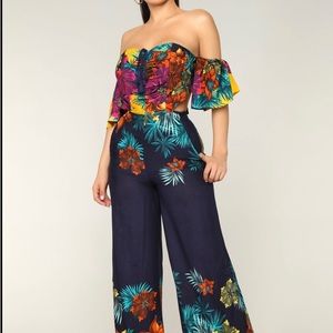 Fashion Nova Taste of Tropics Jumpsuit